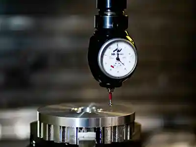 CMM touch probe measuring a bore