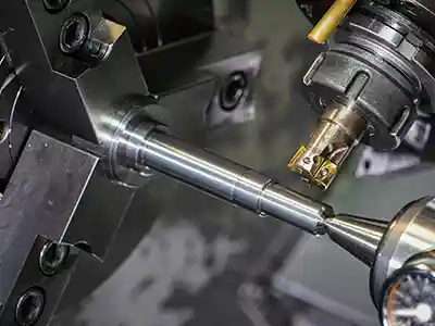 CNC milling spindle machining aluminum plate